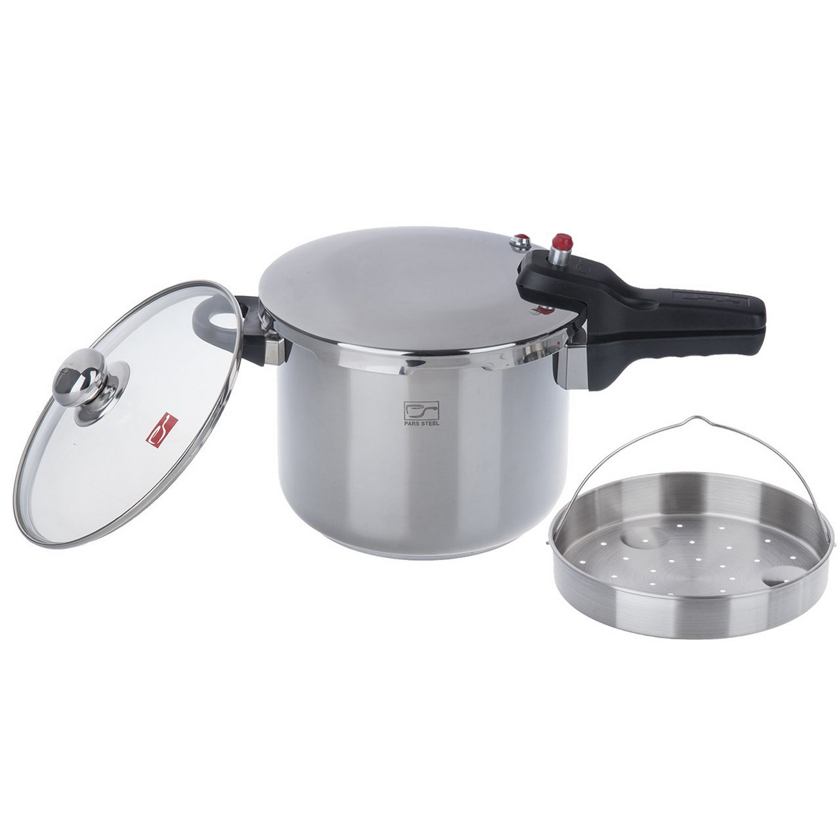 زودپز 6 لیتری ساده پارس استیل مدل پارس